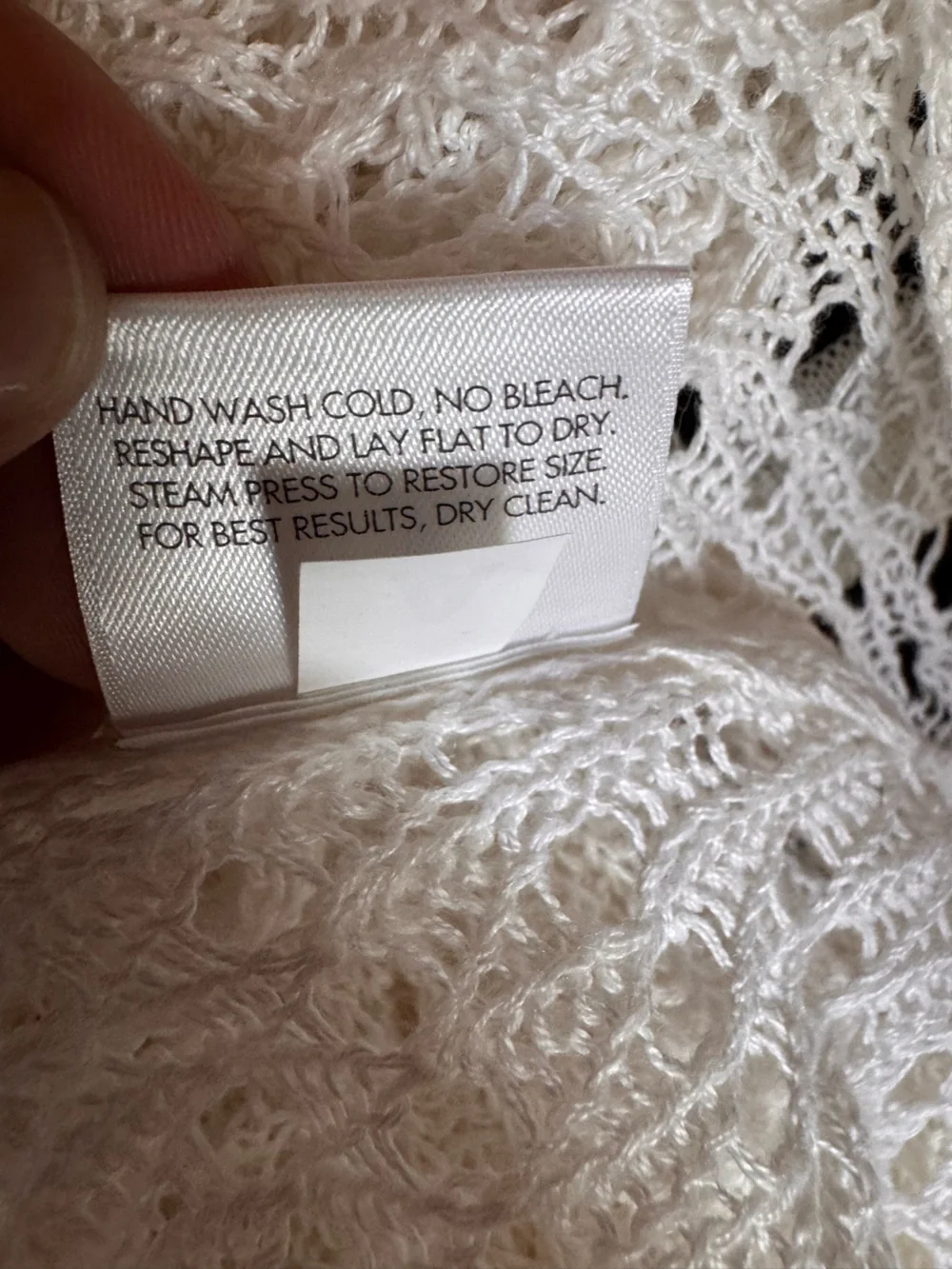 NWT Eileen Fisher Linen Sweater 3X White Crochet Minimalist Open Knit Pullover